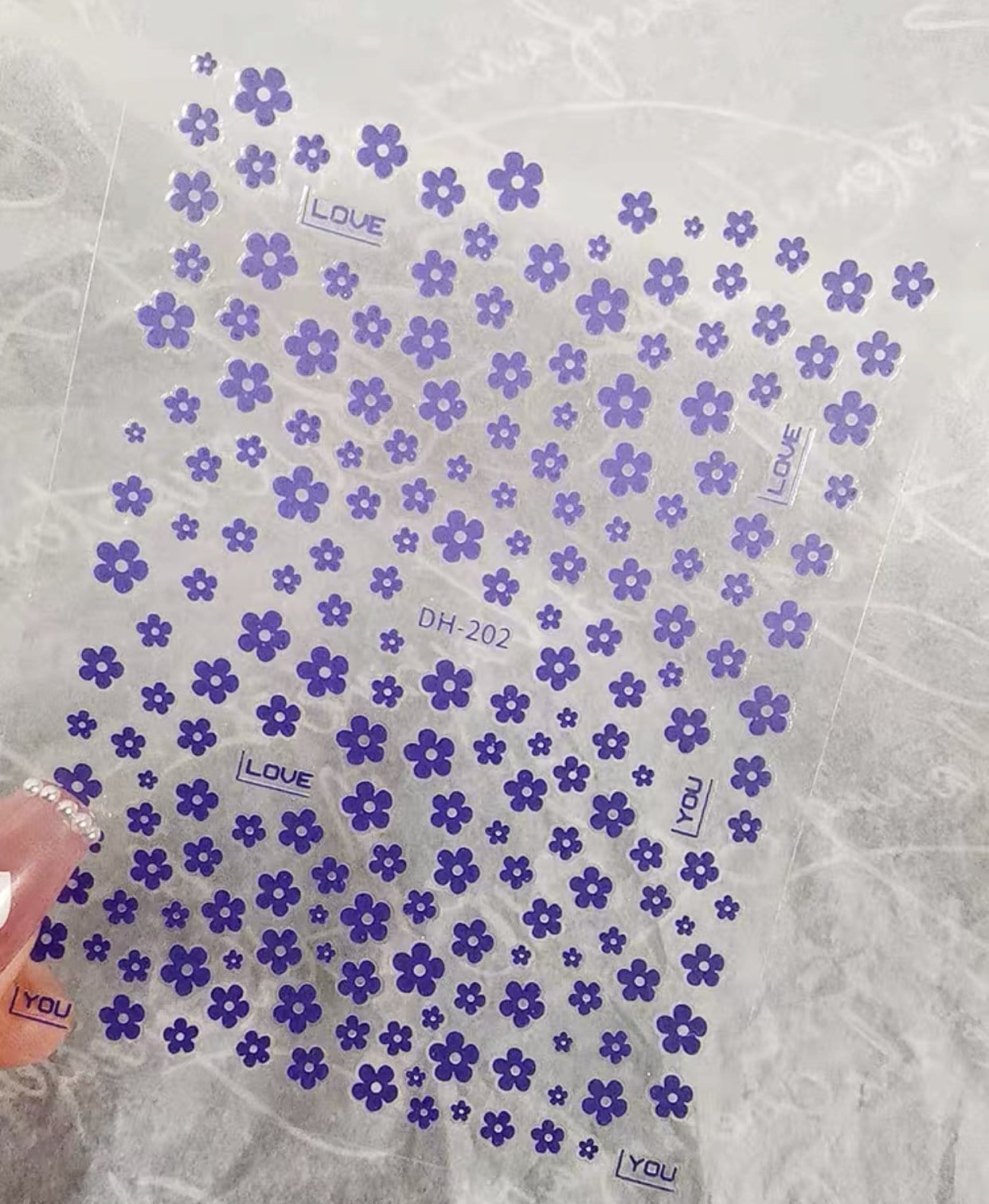 JNBS Nail Sticker Flowers DH 202