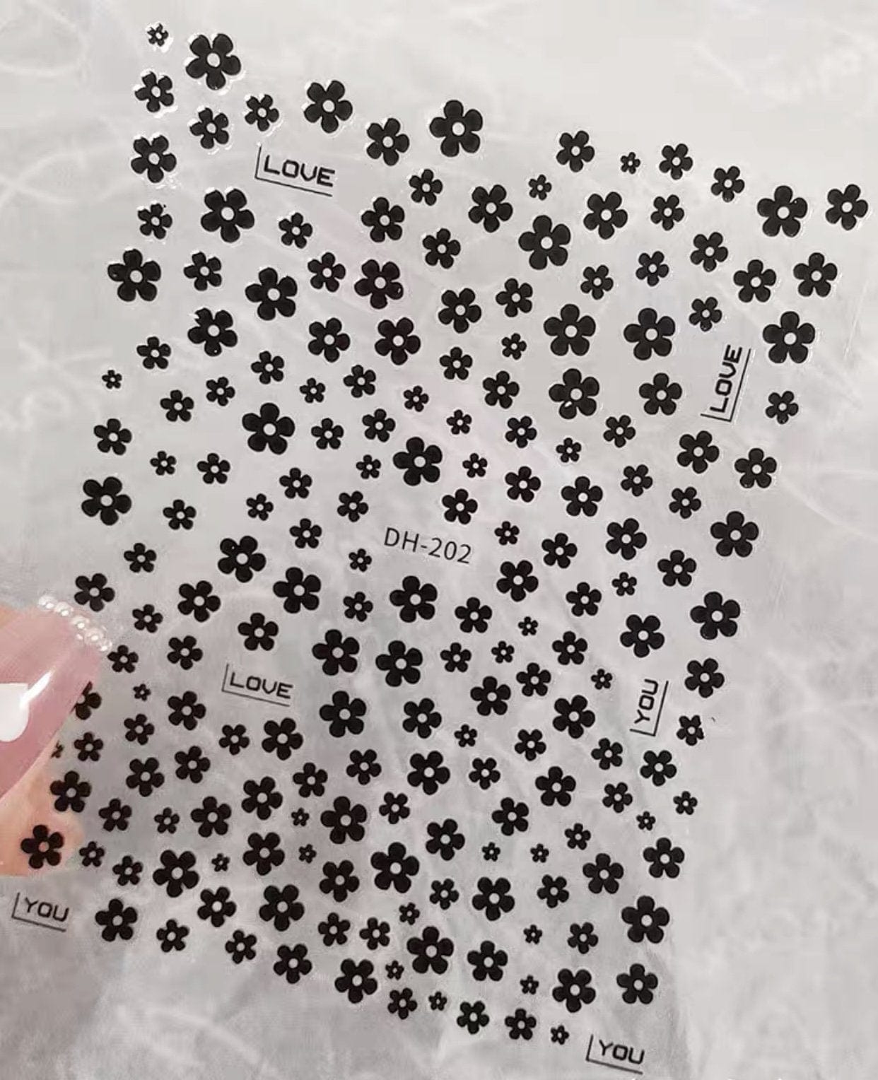 JNBS Nail Sticker Flowers DH 202