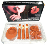 JNBS Nail Trainer Practice Hand for Acrylic (Set of 3 fingers)