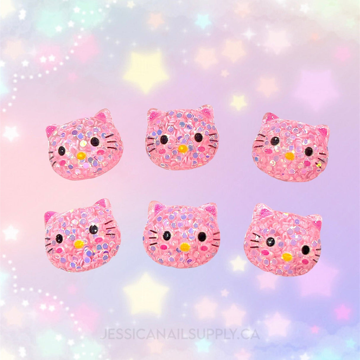 JNBS KAWAII Resin Glitter Pink Cute (3 Styles)
