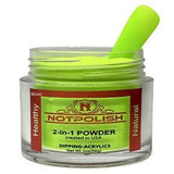NOTPOLISH 2-in-1 Powder - M100 Hot Lime Bling - Jessica Nail & Beauty Supply - Canada Nail Beauty Supply - Acrylic & Dipping Powders