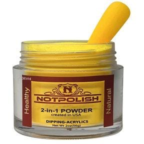 NOTPOLISH 2-in-1 Powder - M104 Yellow Mamba - Jessica Nail & Beauty Supply - Canada Nail Beauty Supply - Acrylic & Dipping Powders