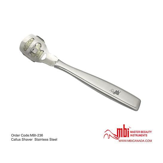 MBI 236 Stainless Steel Callus Shaver / Razor