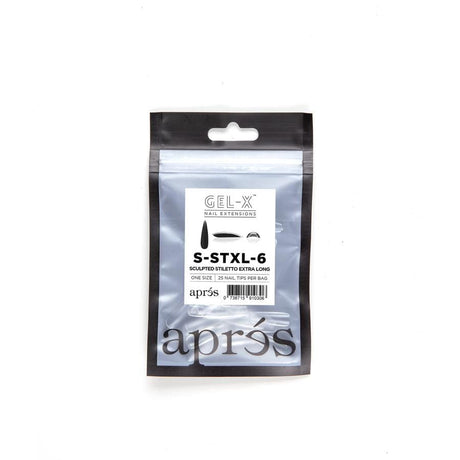 Apres Refill Bags (25pcs) Sculpted Stiletto Extra Long Tips