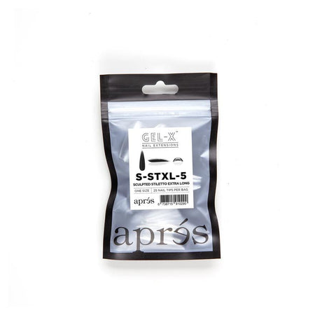 Apres Refill Bags (25pcs) Sculpted Stiletto Extra Long Tips