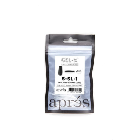 Apres Refill Bags (50pcs) Sculpted Square Long Tips