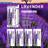 NBC BeautiLab BUBBLE SPA Deluxe Pedicure Kit (4Step) LAVENDER