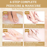 NBC BeautiLab BUBBLE SPA Deluxe Pedicure Kit (4Step) FINE PEARL