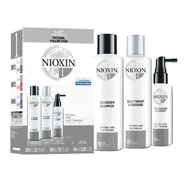 NIOXIN #1 Natural Hair Light Thinning (Set of 3 Steps) - Jessica Nail & Beauty Supply - Canada Nail Beauty Supply - SHAMPOO & CONDITIONER