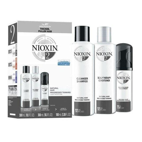 NIOXIN #2 Natural Hair Progressed Thinning (Set of 3 Steps) - Jessica Nail & Beauty Supply - Canada Nail Beauty Supply - SHAMPOO & CONDITIONER