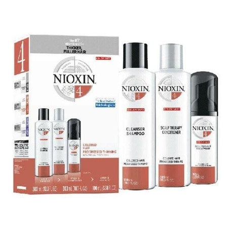 NIOXIN #4 Colored Hair Kit - Progressed Thinning (Set of 3 Steps) - Jessica Nail & Beauty Supply - Canada Nail Beauty Supply - SHAMPOO & CONDITIONER