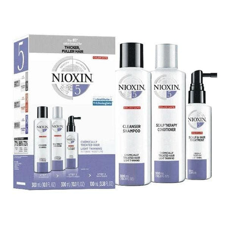 NIOXIN #5 Normal to Thin-looking (Set of 3 Steps) - Jessica Nail & Beauty Supply - Canada Nail Beauty Supply - SHAMPOO & CONDITIONER