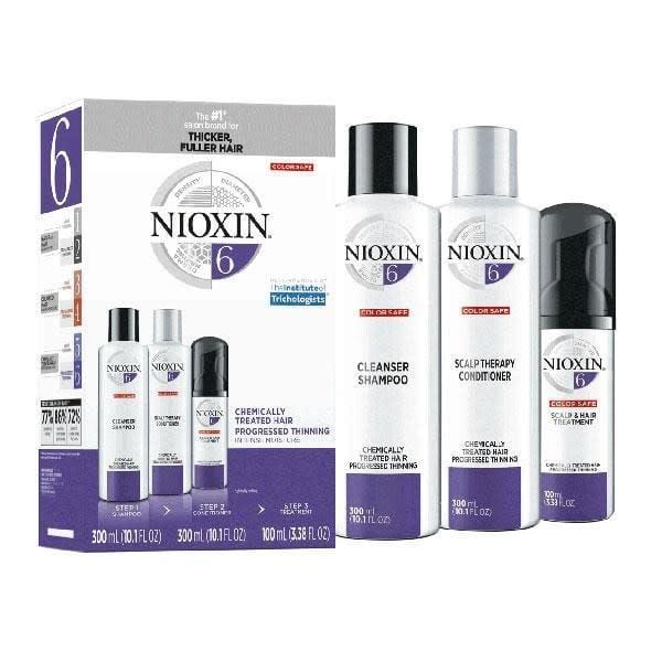 NIOXIN #6 Chemically Treated Hair Kit - Progressed Thinning (Set of 3 Steps) - Jessica Nail & Beauty Supply - Canada Nail Beauty Supply - SHAMPOO & CONDITIONER