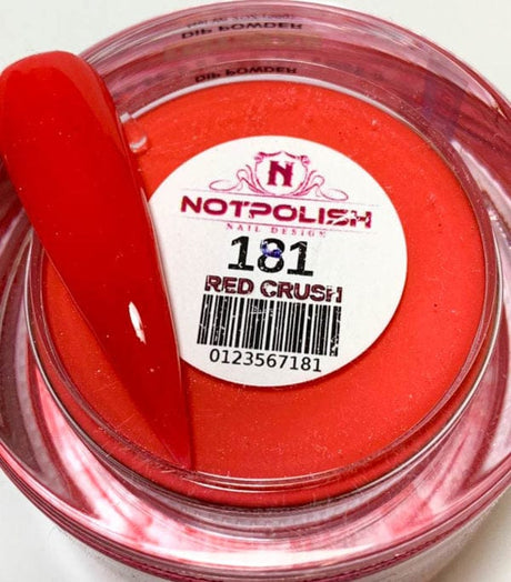 NOTPOLISH 2 In 1 Powder OG 181 Red Crush