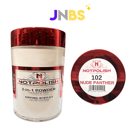 NOTPOLISH 2-in-1 Powder - OG 102 Nude Panther (560g/20oz) - Jessica Nail & Beauty Supply - Canada Nail Beauty Supply - Acrylic & Dipping Powders