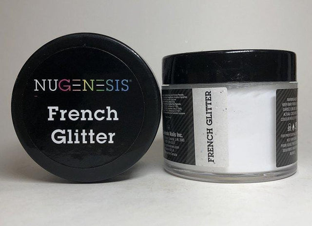 NUGENESIS - Nail Dipping Color Powder 43g French Glitter (1.5oz) - Jessica Nail & Beauty Supply - Canada Nail Beauty Supply - NuGenesis POWDER