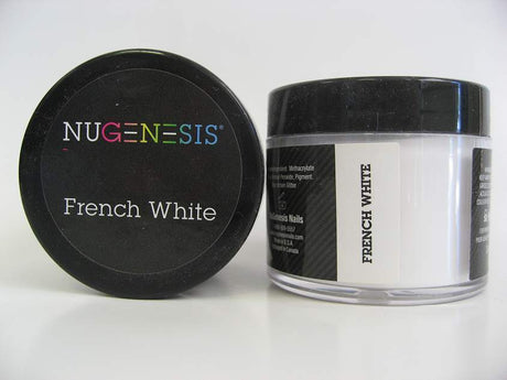 NUGENESIS - Nail Dipping Color Powder 43g French White (1.5oz) - Jessica Nail & Beauty Supply - Canada Nail Beauty Supply - NuGenesis POWDER