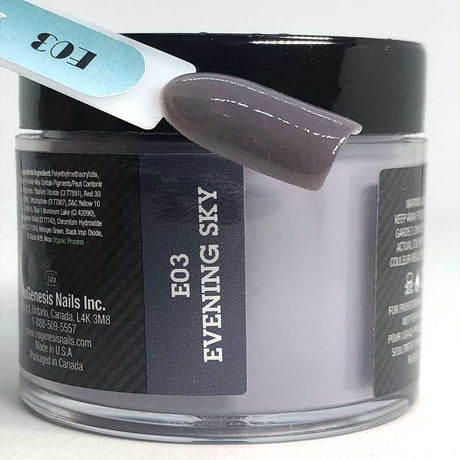NUGENESIS - Nail Dipping Color Powder 43g E 03 Fall In Love Collection Evening Sky - Jessica Nail & Beauty Supply - Canada Nail Beauty Supply - NuGenesis POWDER