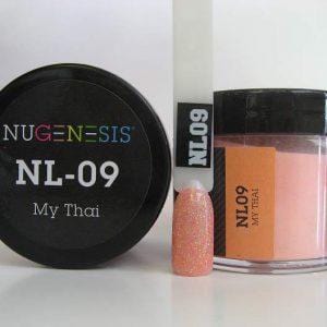 NUGENESIS - Nail Dipping Color Powder 43g NL 09 My Thai - Jessica Nail & Beauty Supply - Canada Nail Beauty Supply - NuGenesis POWDER