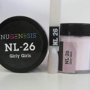 NUGENESIS - Nail Dipping Color Powder 43g NL 26 Girly Girls - Jessica Nail & Beauty Supply - Canada Nail Beauty Supply - NuGenesis POWDER