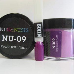 NUGENESIS - Nail Dipping Color Powder 43g NU 09 Professor Plum - Jessica Nail & Beauty Supply - Canada Nail Beauty Supply - NuGenesis POWDER