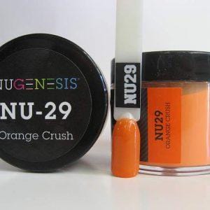 NUGENESIS - Nail Dipping Color Powder 43g NU 29 Orange Crush - Jessica Nail & Beauty Supply - Canada Nail Beauty Supply - NuGenesis POWDER