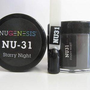 NUGENESIS - Nail Dipping Color Powder 43g NU 31 Starry Night - Jessica Nail & Beauty Supply - Canada Nail Beauty Supply - NuGenesis POWDER