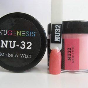 NUGENESIS - Nail Dipping Color Powder 43g NU 32 Make A Wish - Jessica Nail & Beauty Supply - Canada Nail Beauty Supply - NuGenesis POWDER