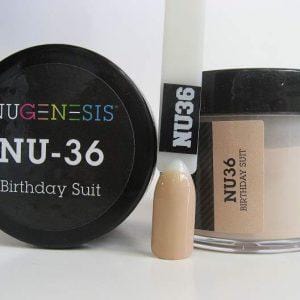 NUGENESIS - Nail Dipping Color Powder 43g NU 36 Birthday Suit - Jessica Nail & Beauty Supply - Canada Nail Beauty Supply - NuGenesis POWDER