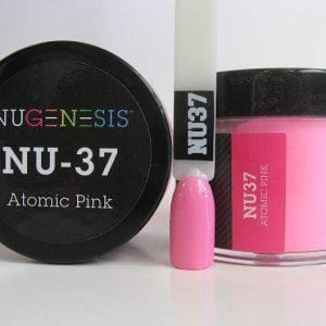 NUGENESIS - Nail Dipping Color Powder 43g NU 37 Atomic Pink - Jessica Nail & Beauty Supply - Canada Nail Beauty Supply - NuGenesis POWDER
