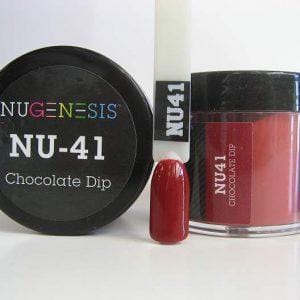 NUGENESIS - Nail Dipping Color Powder 43g NU 41 Chocolate Dip - Jessica Nail & Beauty Supply - Canada Nail Beauty Supply - NuGenesis POWDER