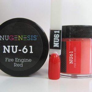 NUGENESIS - Nail Dipping Color Powder 43g NU 61 Fire Engine Red - Jessica Nail & Beauty Supply - Canada Nail Beauty Supply - NuGenesis POWDER