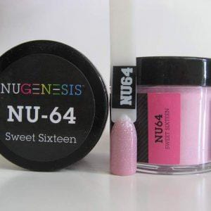 NUGENESIS - Nail Dipping Color Powder 43g NU 64 Sweet Sixteen - Jessica Nail & Beauty Supply - Canada Nail Beauty Supply - NuGenesis POWDER