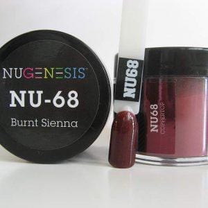 NUGENESIS - Nail Dipping Color Powder 43g NU 68 Burnt Sienna - Jessica Nail & Beauty Supply - Canada Nail Beauty Supply - NuGenesis POWDER