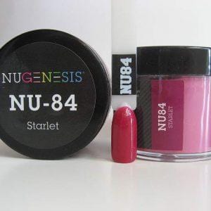 NUGENESIS - Nail Dipping Color Powder 43g NU 84 Starlet - Jessica Nail & Beauty Supply - Canada Nail Beauty Supply - NuGenesis POWDER