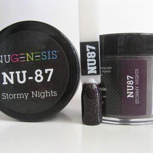 NUGENESIS - Nail Dipping Color Powder 43g NU 87 Stormy Nights - Jessica Nail & Beauty Supply - Canada Nail Beauty Supply - NuGenesis POWDER
