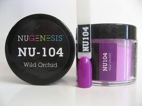 NUGENESIS - Nail Dipping Color Powder 43g NU 104 Wild Orchid - Jessica Nail & Beauty Supply - Canada Nail Beauty Supply - NuGenesis POWDER