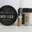 NUGENESIS - Nail Dipping Color Powder 43g NU 123 Need A Tan - Jessica Nail & Beauty Supply - Canada Nail Beauty Supply - NuGenesis POWDER