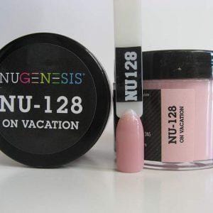 NUGENESIS - Nail Dipping Color Powder 43g NU 128 On Vacation - Jessica Nail & Beauty Supply - Canada Nail Beauty Supply - NuGenesis POWDER