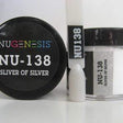 NUGENESIS - Nail Dipping Color Powder 43g NU 138 Sliver of Silver - Jessica Nail & Beauty Supply - Canada Nail Beauty Supply - NuGenesis POWDER