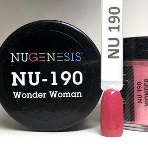NUGENESIS - Nail Dipping Color Powder 43g NU 190 Wonder Woman - Jessica Nail & Beauty Supply - Canada Nail Beauty Supply - NuGenesis POWDER