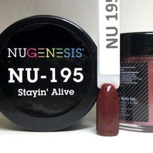 NUGENESIS - Nail Dipping Color Powder 43g NU 195 Stayinâ€™ Alive - Jessica Nail & Beauty Supply - Canada Nail Beauty Supply - NuGenesis POWDER