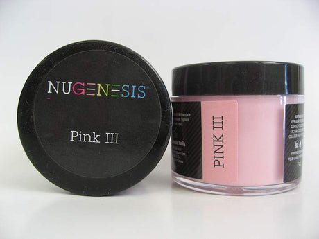 NUGENESIS - Nail Dipping Color Powder 43g Pink III (1.5oz) - Jessica Nail & Beauty Supply - Canada Nail Beauty Supply - NuGenesis POWDER