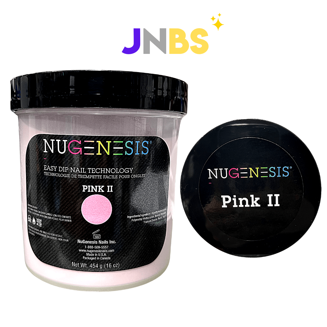 NUGENESIS - Nail Dipping Color Powder 454g Pink II (16oz) - Jessica Nail & Beauty Supply - Canada Nail Beauty Supply - NuGenesis POWDER