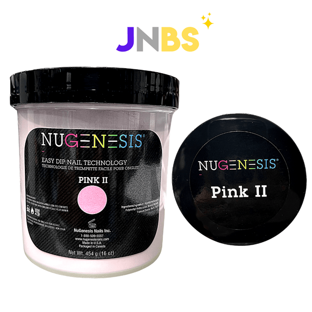 NUGENESIS - Nail Dipping Color Powder 454g Pink II (16oz) - Jessica Nail & Beauty Supply - Canada Nail Beauty Supply - NuGenesis POWDER