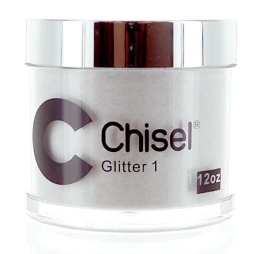 Chisel Nail Art - Dipping Powder Pink & White 12 oz - Glitter 01 - Jessica Nail & Beauty Supply - Canada Nail Beauty Supply - Chisel 2-in Powder