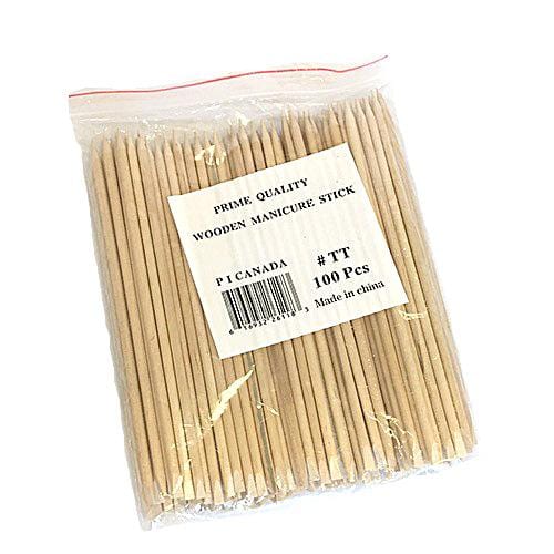 Silk B - Wooden Manicure Stick #Short (Bag of 100pcs) - Jessica Nail & Beauty Supply - Canada Nail Beauty Supply - Pusher