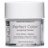 CND Perfect Color Acrylic Powder Sculpting Powder Pure White Opaque