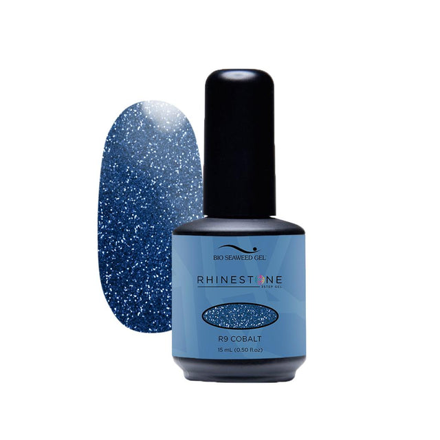Rhinestone Gel Bio Seaweed - #R9 Cobalt - Jessica Nail & Beauty Supply - Canada Nail Beauty Supply - Sparkle Gel