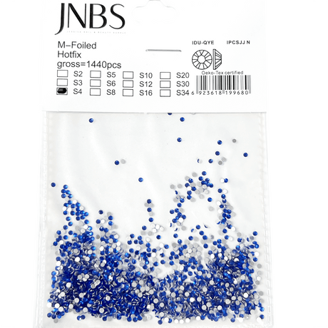 JNBS Round Flatback Rhinestone Royal Blue